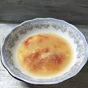 トマトのスープ(^^♪チーズ味